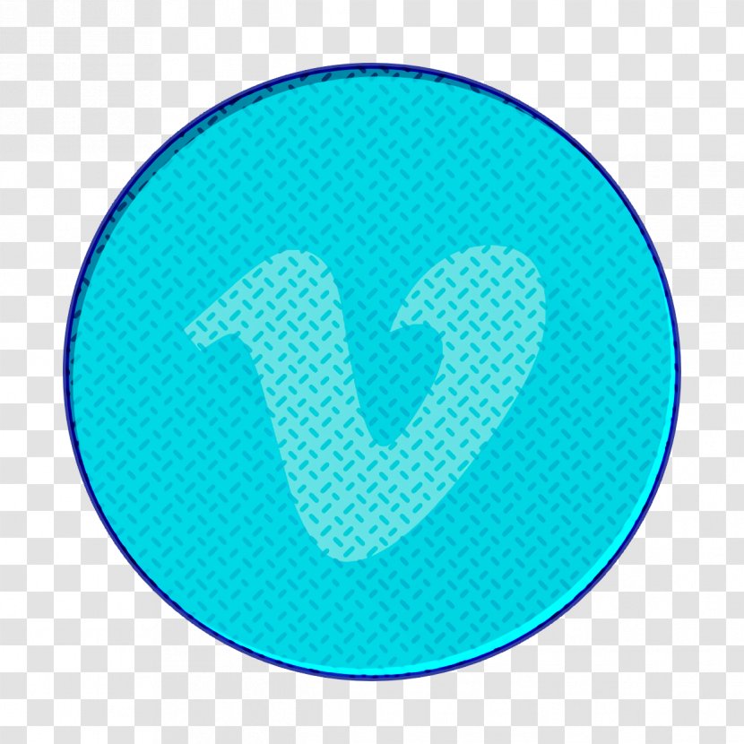 Brand Icon Logo Social - Vimeo - Symbol Electric Blue Transparent PNG