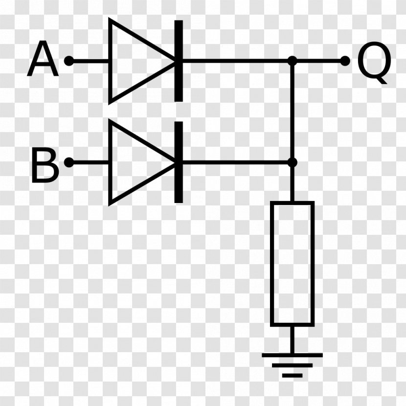 Logic Gate Diode AND OR - Electronic Component - Open Transparent PNG