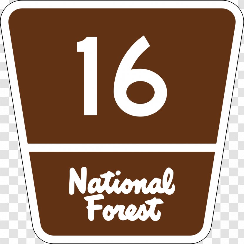 Forest Highway United States National Shield Road - Text - Route Transparent PNG