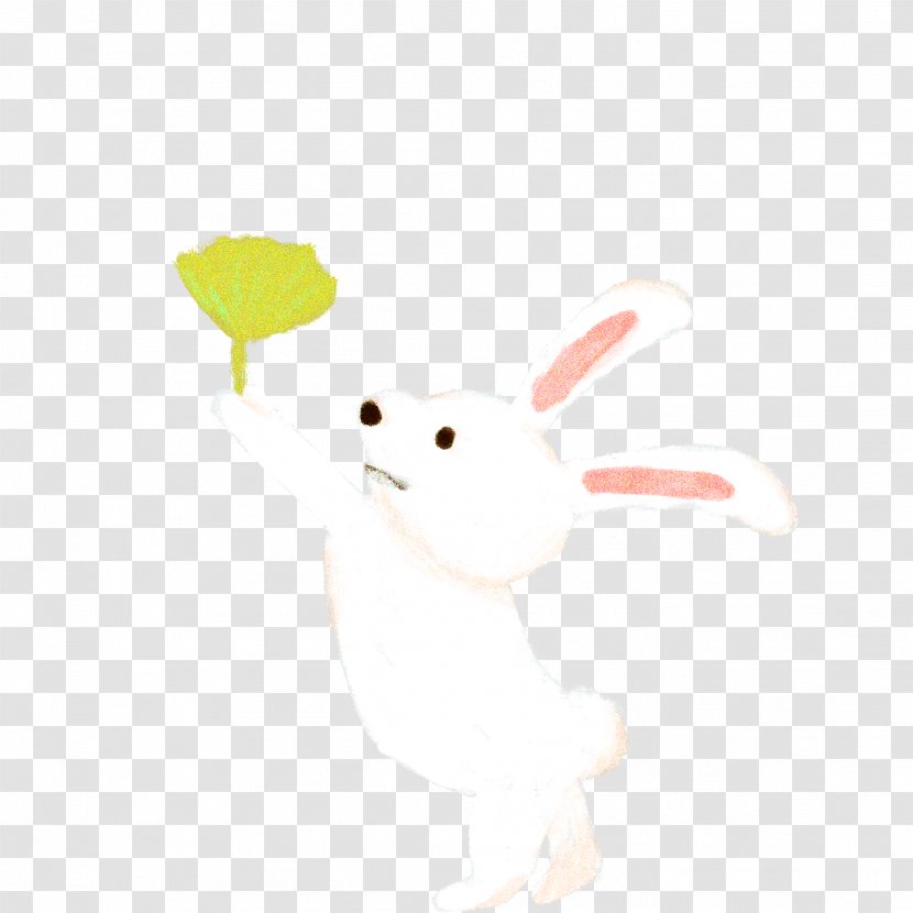 Domestic Rabbit Hare Easter Bunny Cartoon - Tail - Self Teach Transparent PNG