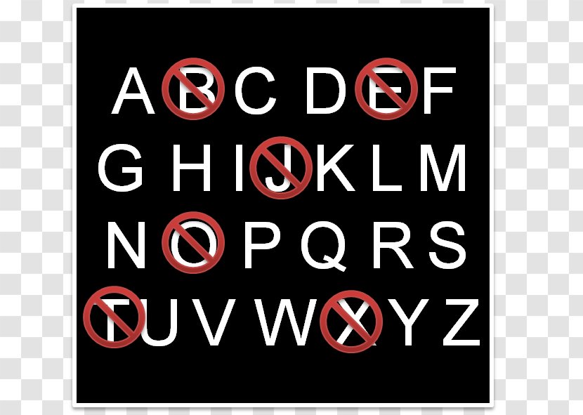 Stencil Letter Text Alphabet Font - Sign - Chalk Mark Transparent PNG