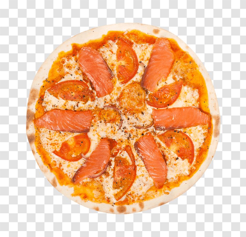 Sicilian Pizza Italian Cuisine Pepperoni Barbecue - Fish Transparent PNG