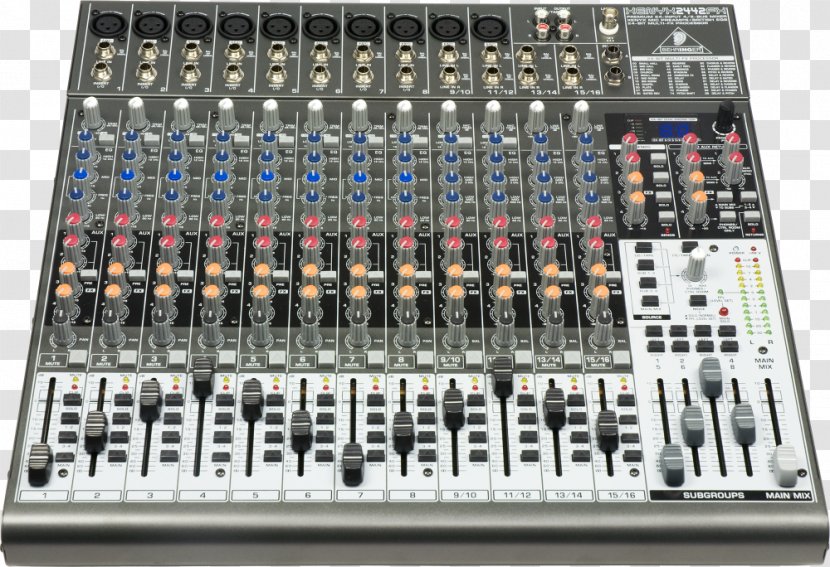 Audio Mixers Behringer Mixer Xenyx 802 - Cartoon - Watercolor Transparent PNG
