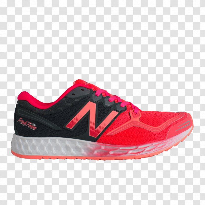 New Balance Fresh Foam Zante White / Pink W1980WP (Women's) 6.5 Sports Shoes Running - Skate Shoe - Brooks Tennis For Women 2014 Transparent PNG