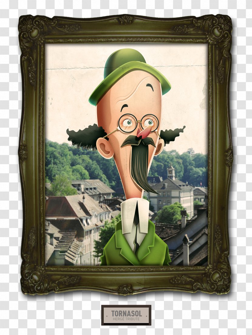Professor Calculus Red Rackham's Treasure Tintin And The Picaros Adventures Of Drawing - Green - TINTIN Transparent PNG