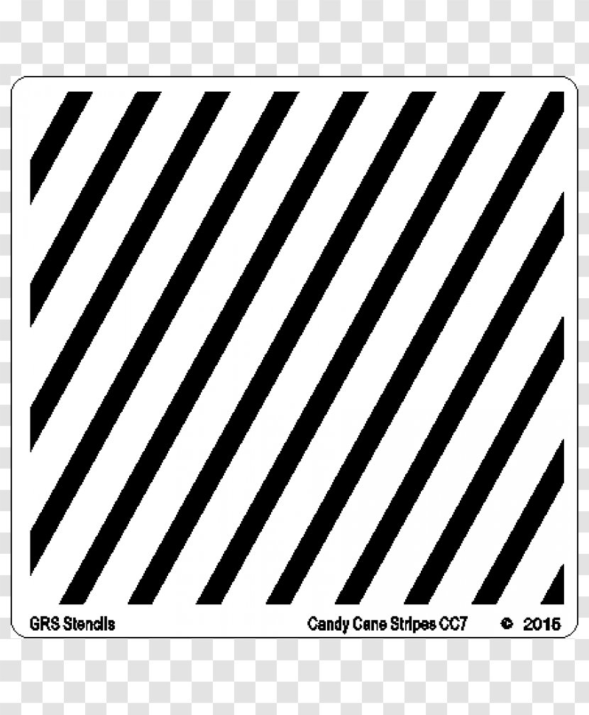 Candy Cane Stencil Stripe Chevron Corporation Pattern - Black And White Transparent PNG