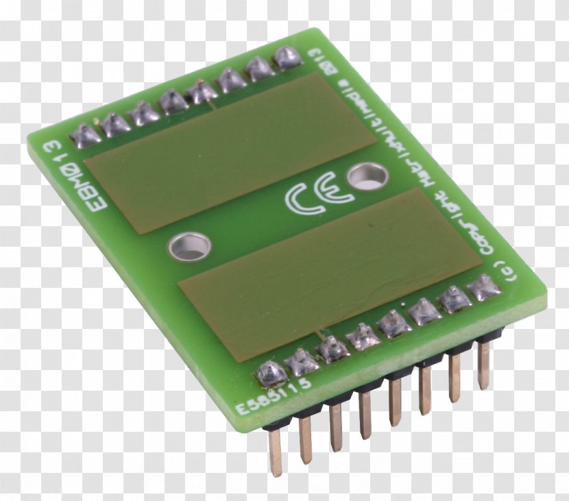 Microcontroller Sensor Electronics Capacitive Sensing Electronic Component - Controller - Technology Transparent PNG