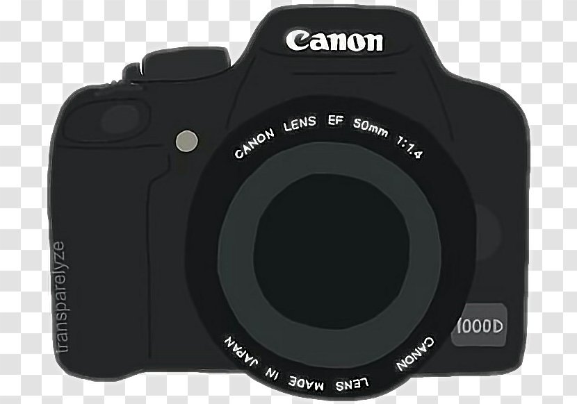 Canon EOS Camera Paper Sticker Drawing - Digital Slr Transparent PNG