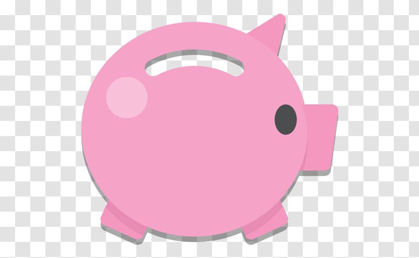 Piggy Bank Snout - Magenta - Pig Transparent PNG