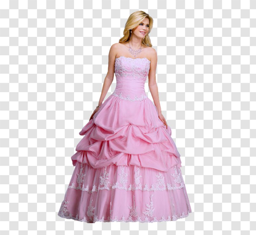 Wedding Dress Ball Gown - Lilac Transparent PNG