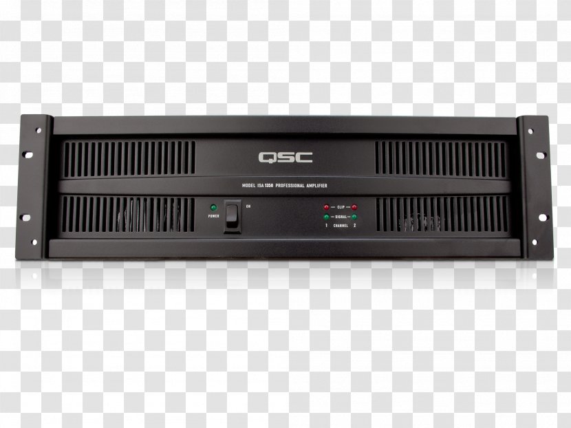 QSC ISA300Ti Audio Products Power Amplifier 230V 8-Ohm ISA750 -230 - Ampere - Theatre Sound Effects Transparent PNG
