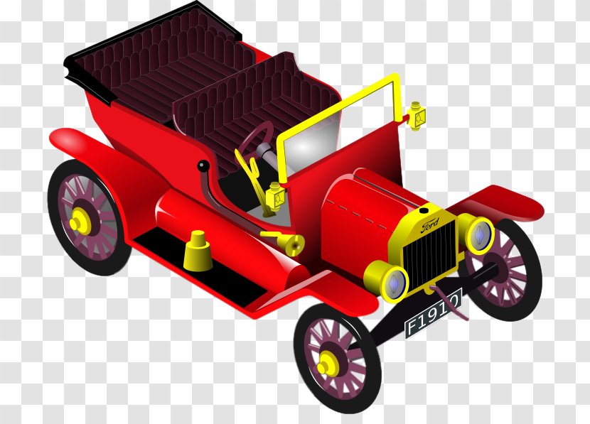 Classic Car Ford Model T Clip Art - Toy - Old Transparent PNG
