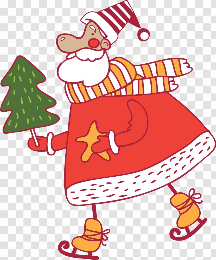 Santa Claus Christmas Decoration Ornament Clip Art - Character - Festivals Transparent PNG