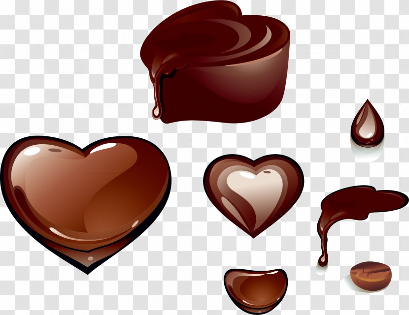 Coffee Chocolate Cake - Bonbon - Love Color Vector Transparent PNG