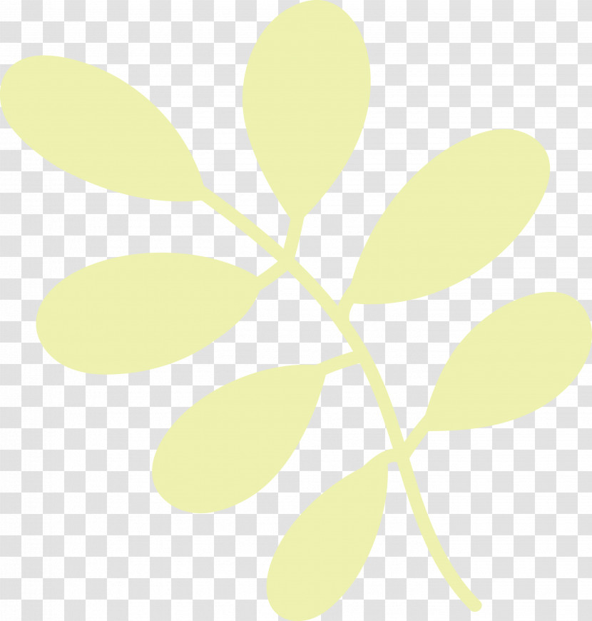 Leaf Plant Stem Yellow Pattern Font Transparent PNG