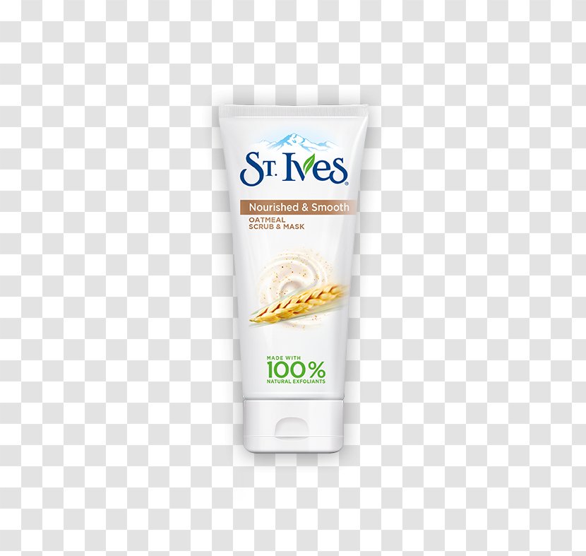 St. Ives Fresh Skin Apricot Scrub St Blemish Control Cleanser Exfoliation Nourished & Smooth Oatmeal + Mask - Face Transparent PNG