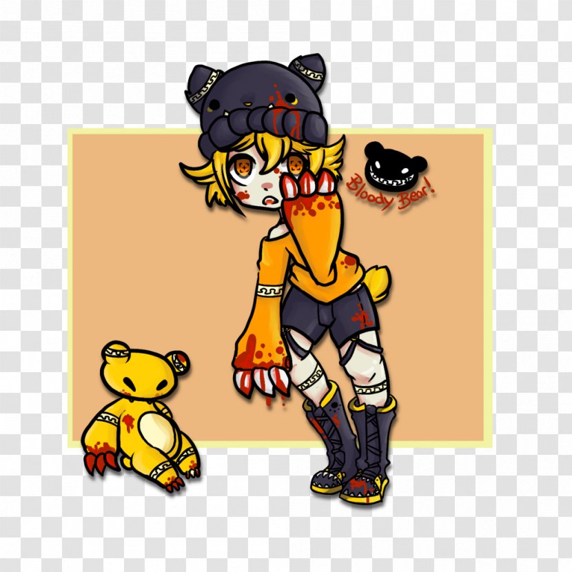 Carnivora Character Fiction Clip Art - Yellow - Kitsune Transparent PNG