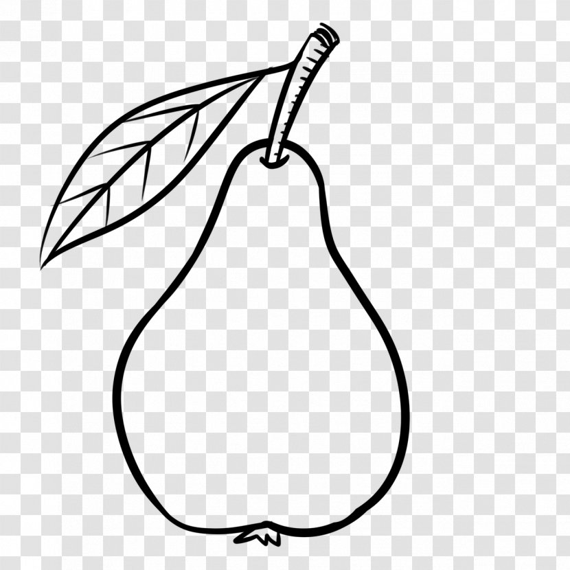 Pear Drawing Food Fruit White Transparent Png