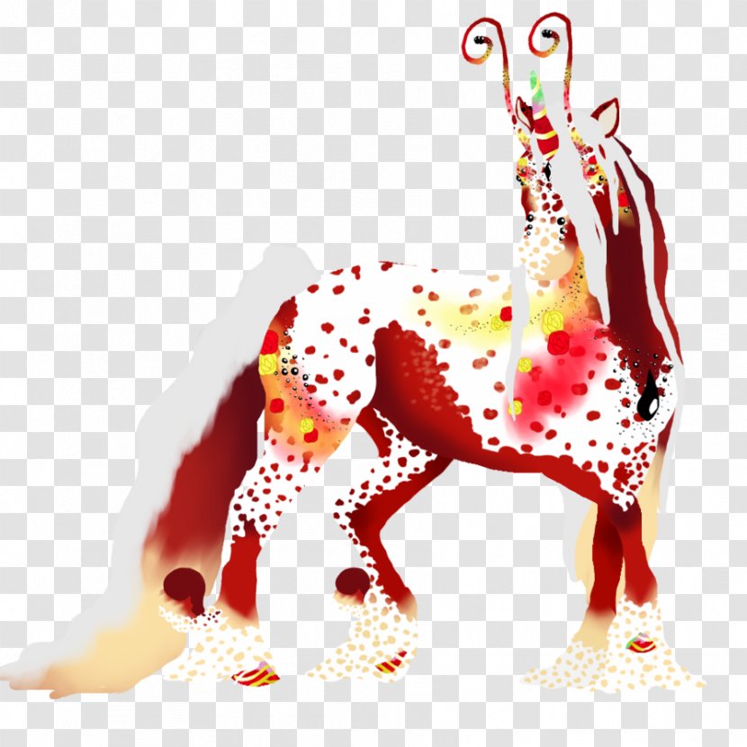 Giraffe Reindeer Christmas Ornament - Mammal Transparent PNG