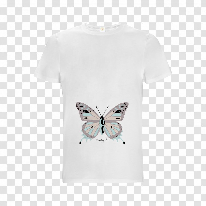 T-shirt Butterfly Sleeve Pollinator Font - T Shirt Transparent PNG