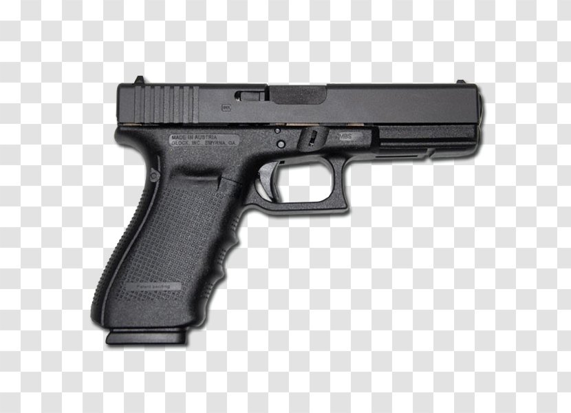 GLOCK 17 Semi-automatic Pistol 9×19mm Parabellum - Revolver - Glock 22 Transparent PNG