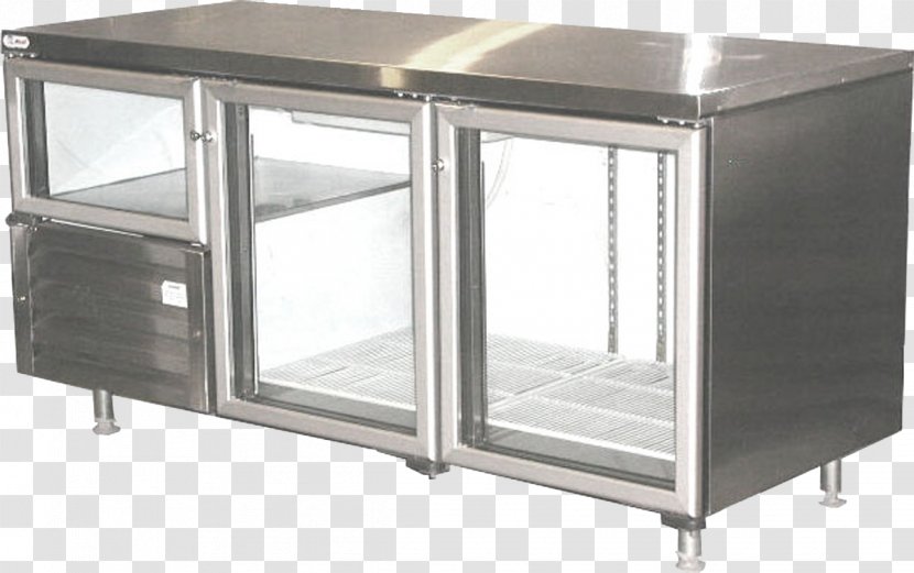 Table Sliding Glass Door Window Refrigerator - Kitchen Transparent PNG