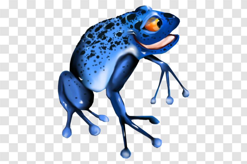 Toad Blue Poison Dart Frog Clip Art Transparent PNG