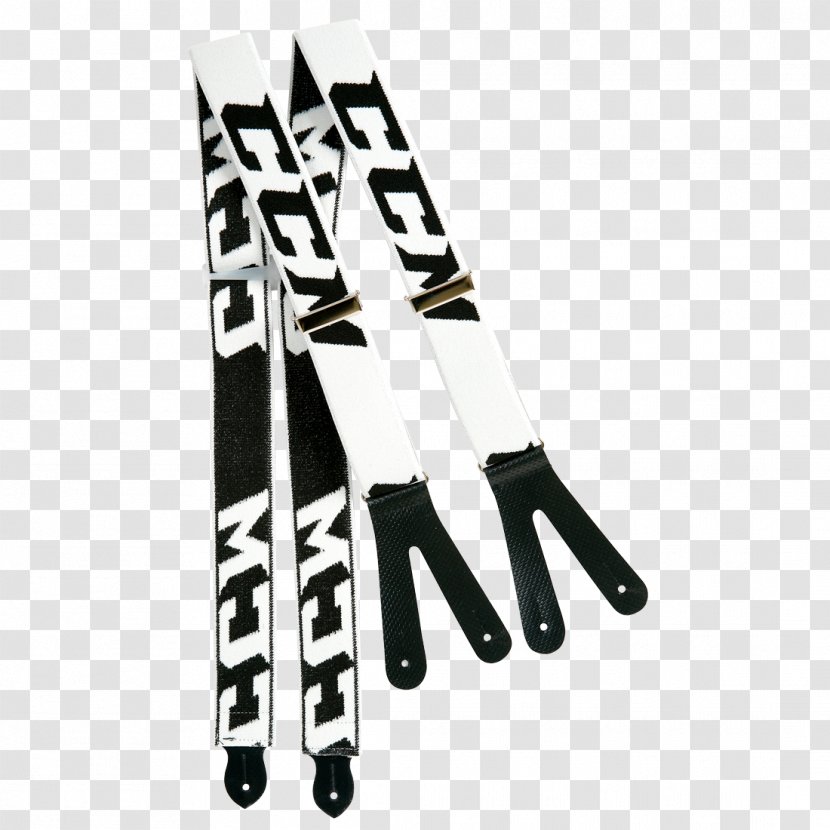 CCM Hockey Braces Belt Bauer Protective Pants & Ski Shorts - Black And White - Suspenders Transparent PNG
