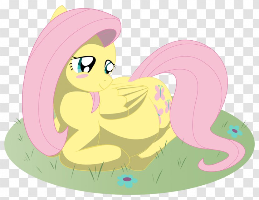 Pony Fluttershy Princess Celestia Female Pregnancy - Tree Transparent PNG