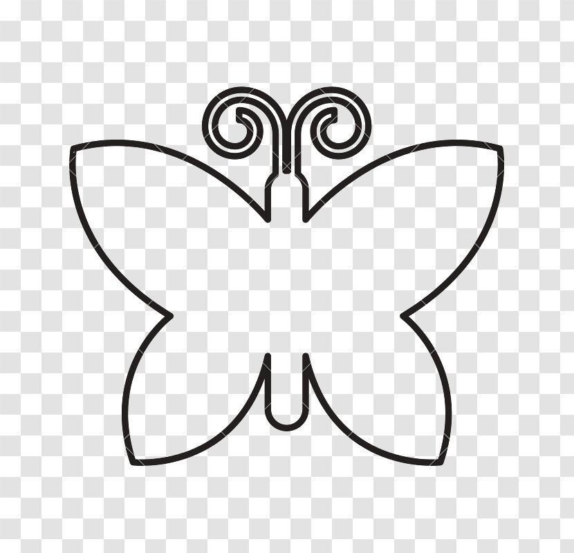Monarch Butterfly Drawing - Moths And Butterflies - Wing Symmetry Transparent PNG