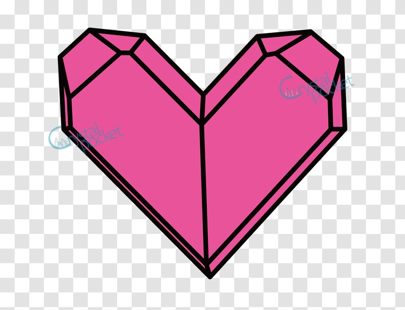 Paper Origami Heart Child Valentine's Day - Silhouette - CRYSTAL Quartz Transparent PNG