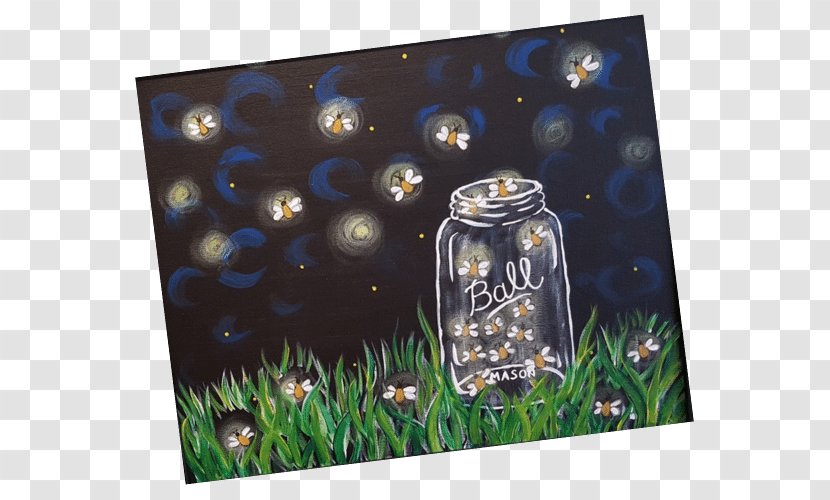 The Starry Night Painting Canvas Image Art - Paint Transparent PNG