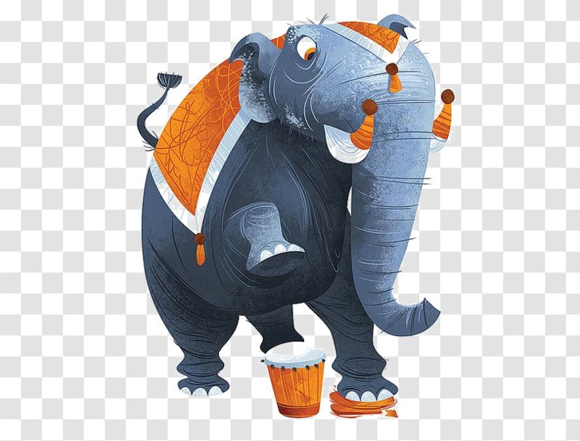 Illustration Drawing Image Design - Indian Elephant - Toy Transparent PNG