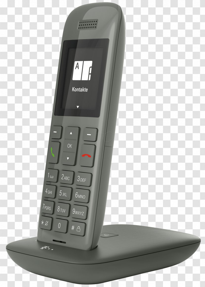 Deutsche Telekom Speedphone 11 Cordless Telephone Digital Enhanced Telecommunications - Mobile Phone Transparent PNG