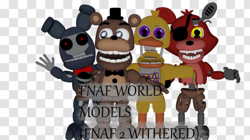 Five Nights At Freddy's 2 FNaF World 3 Game - Endoskeleton - Teeth Model Transparent PNG