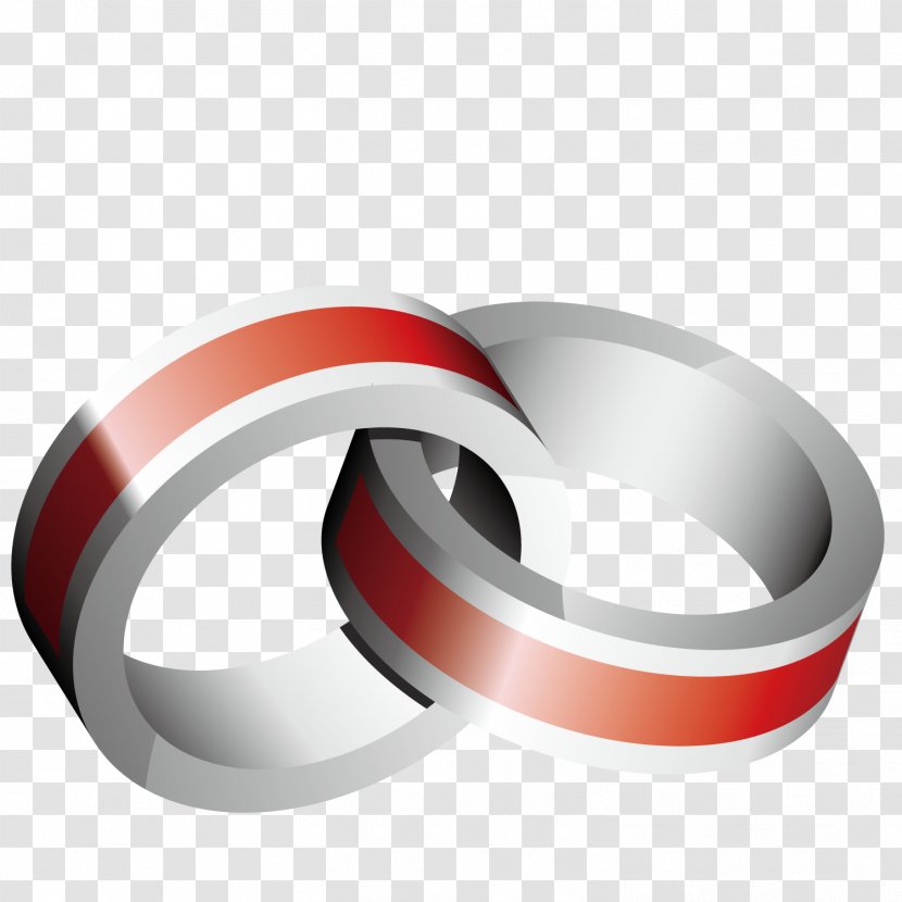 Ring Metal Adobe Illustrator - Threedimensional Space - Vector Double Finger Transparent PNG