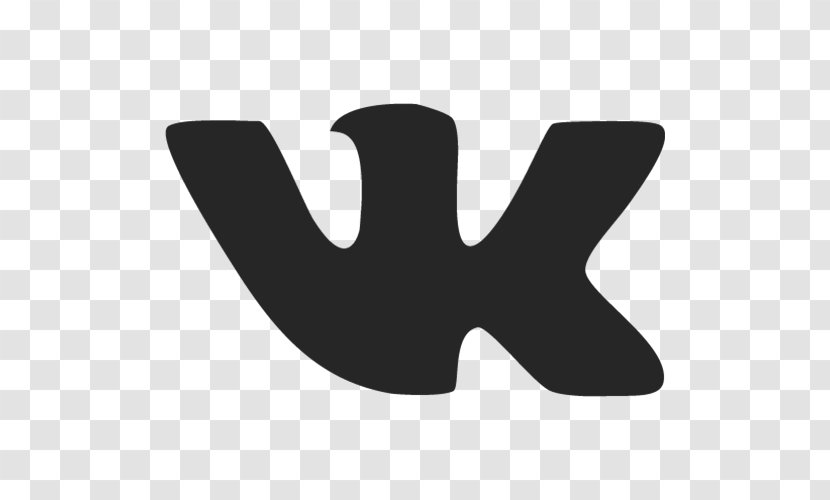 VKontakte Logo - Black And White - Wing Transparent PNG