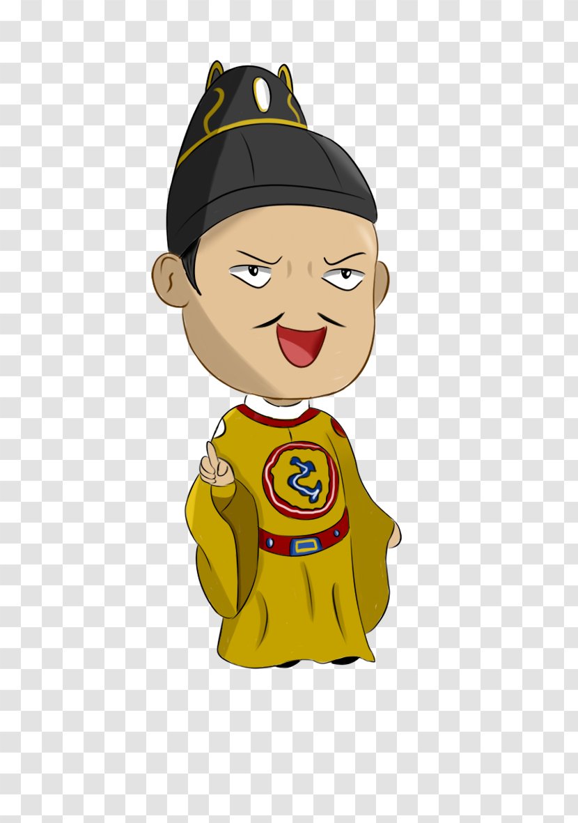 Cartoon Emperor Illustration - Character - Hand-painted Dodge The Material Transparent PNG