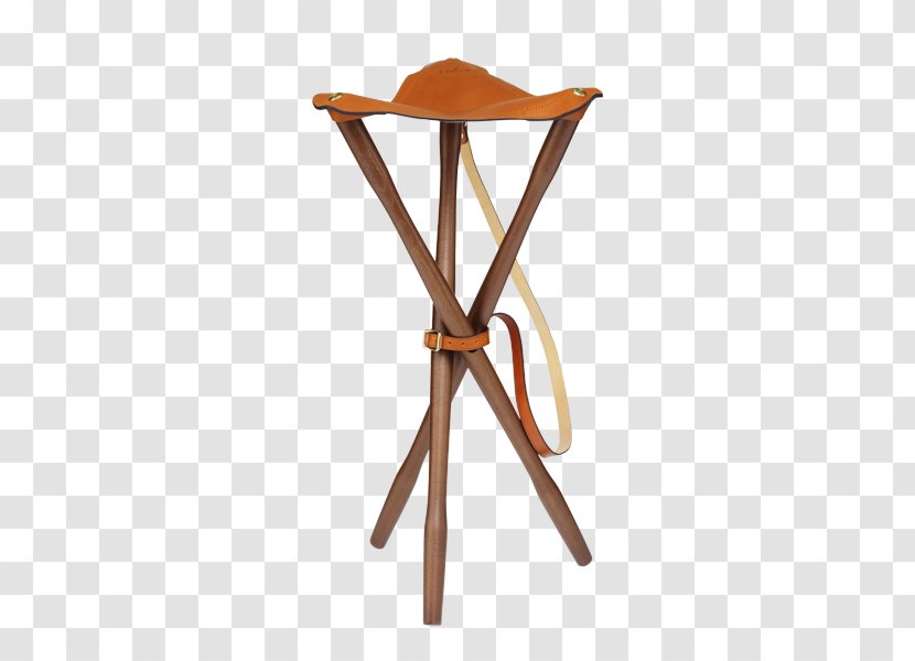 Hunting Chair Tripod Shooting Sticks Leather - Outdoor Table - Oak Transparent PNG