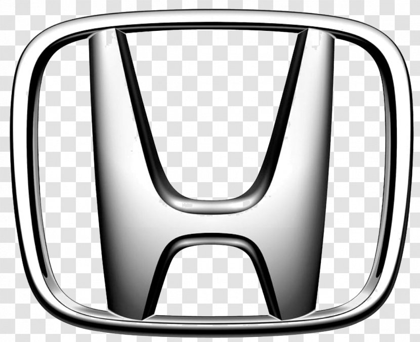 Honda Logo Car S2000 - Black And White - Brand Image Transparent PNG