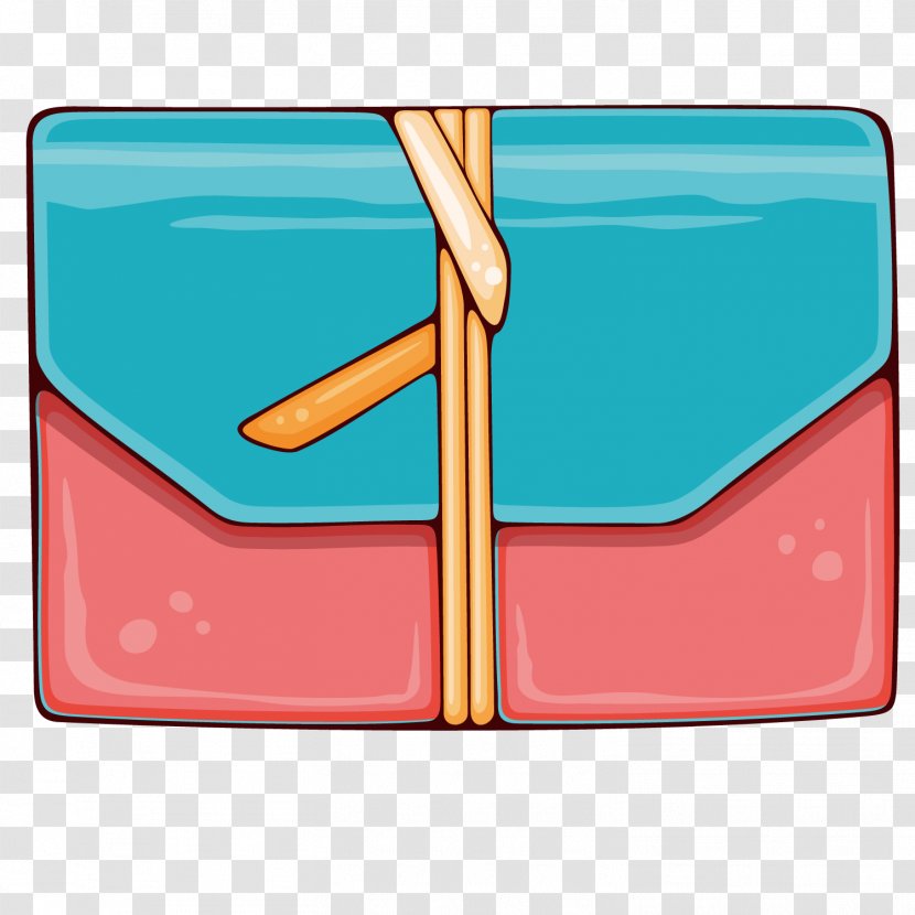 Wallet Cartoon Clip Art - Aqua - Children Transparent PNG