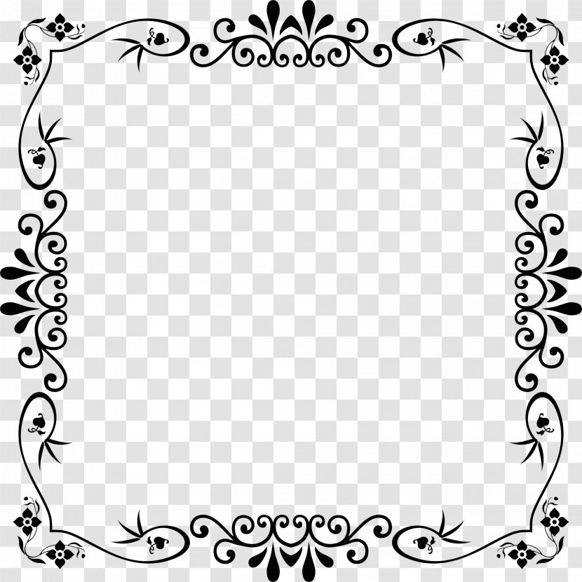 Picture Frames Clip Art - Line - Decorative Transparent PNG