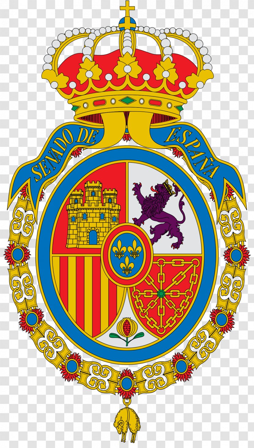Spanish Council Of State Senate Spain Congress Deputies General The Judiciary Coat Arms - Cortes Generales Transparent PNG