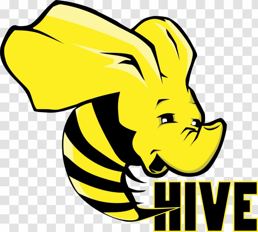 Apache Hive Hadoop Big Data Spark RCFile - Yellow - Beehive Transparent PNG