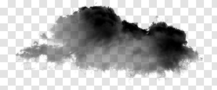 Cloud Screenshot Black And White - Frame - Cartoon Clouds Transparent PNG