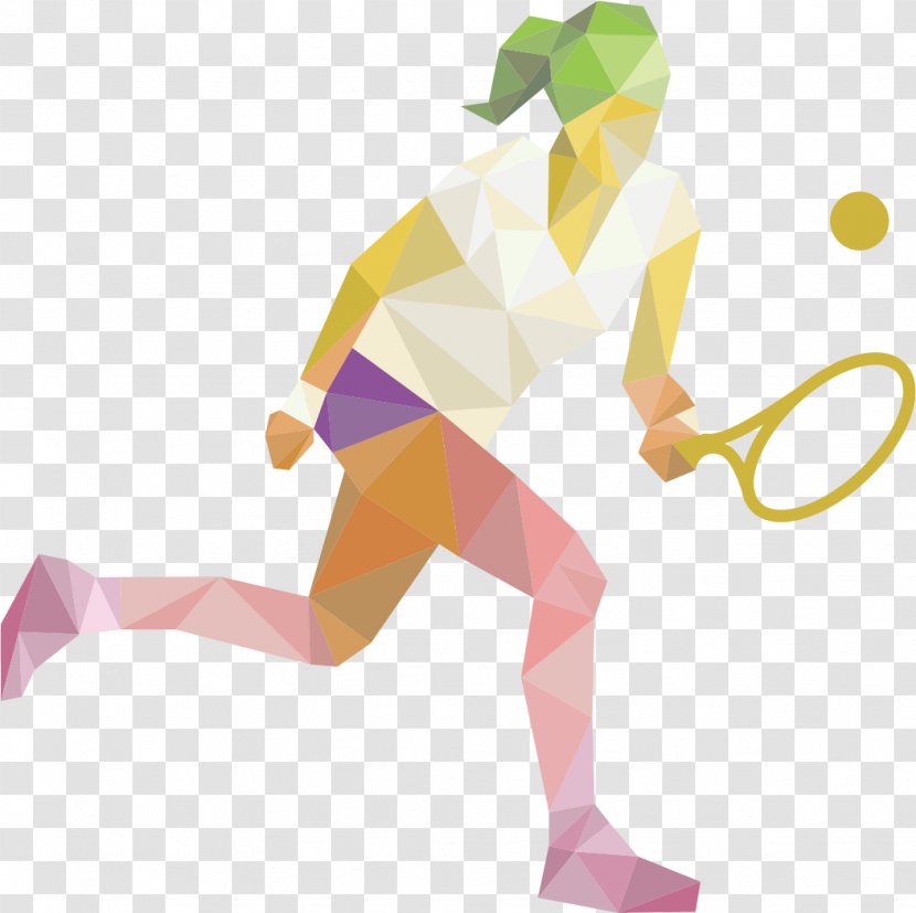 Tennis Player Racket - Joint - Sports Badminton Men Of Color Patches Transparent PNG