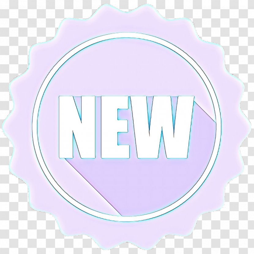 Text Logo Turquoise Aqua Pink - Label Transparent PNG