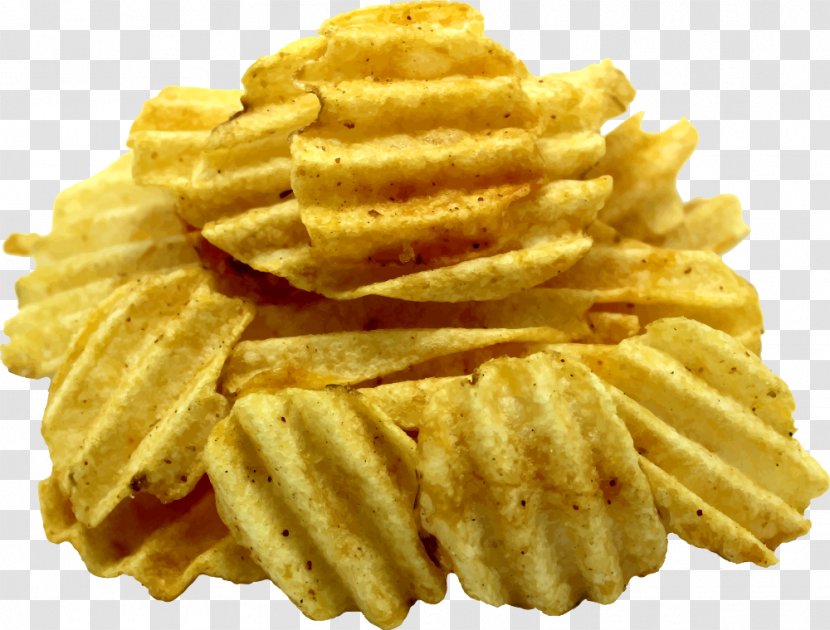 Clip Art Potato Chip French Fries Openclipart - Junk Food - Flying Chips Transparent PNG