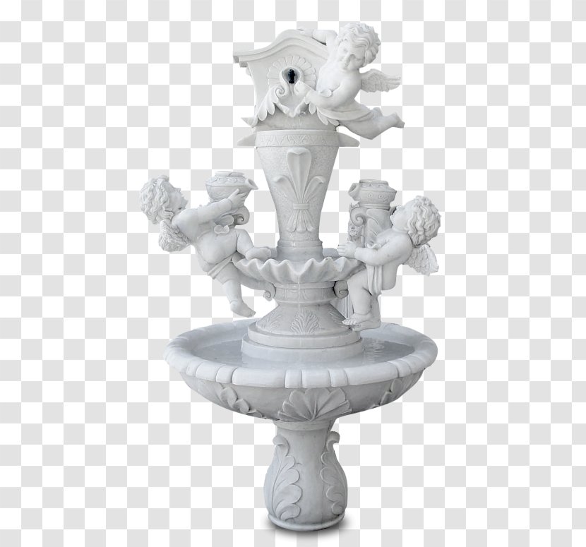 Fountain Garden Water Feature Marble Statue - Bauliche Anlage - Top View Transparent PNG