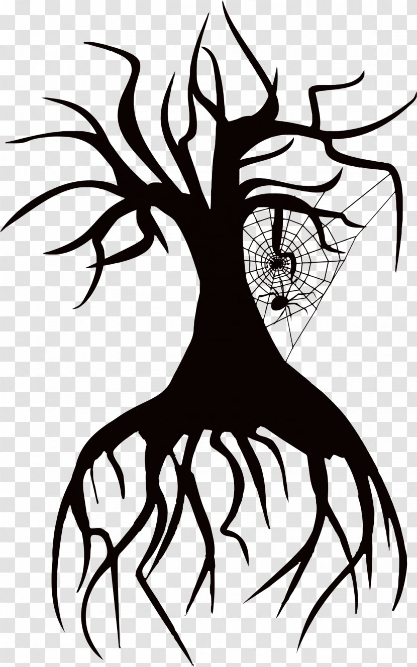 Spider Web Clip Art - Tree - Cobweb Transparent PNG